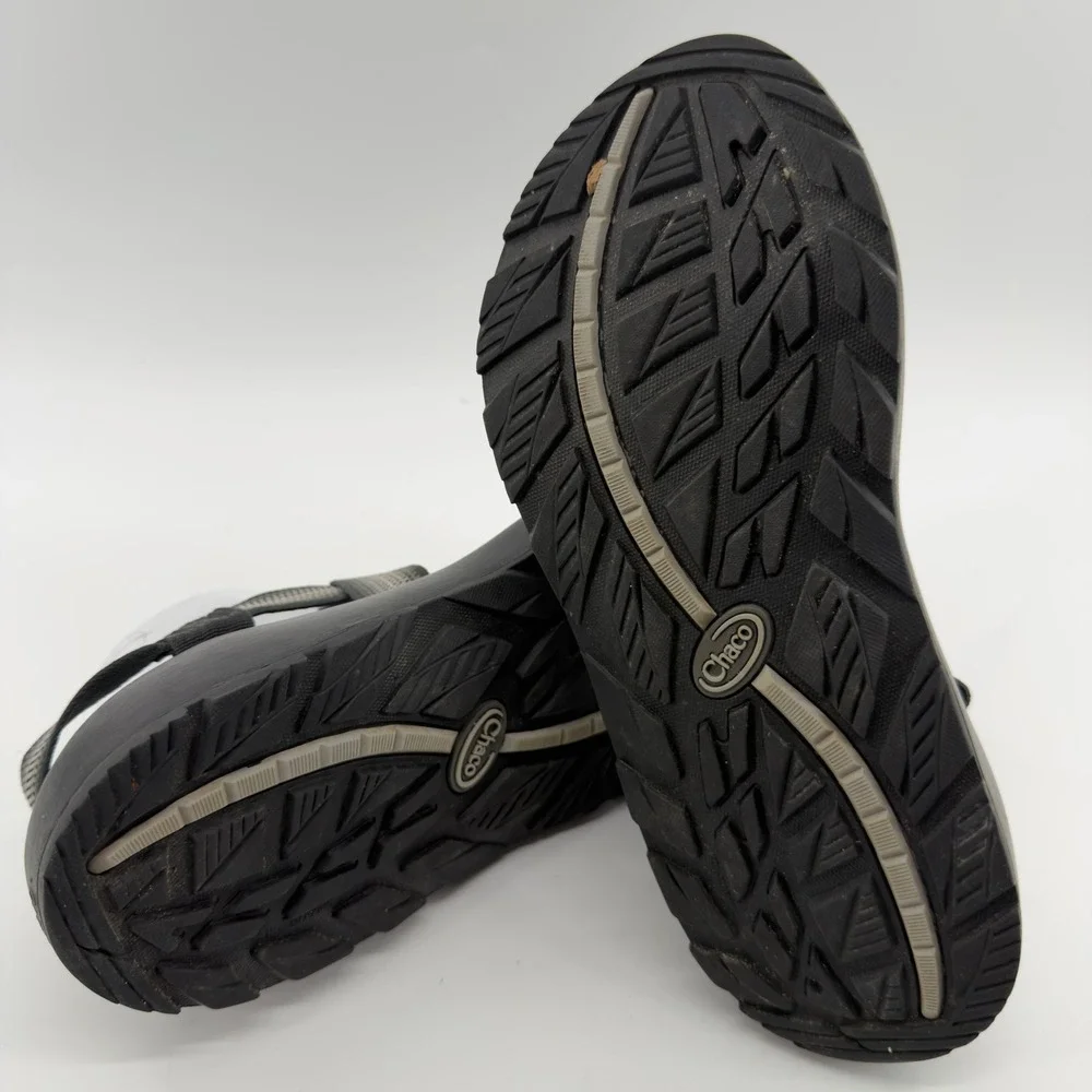 Chaco Z1 Classic Mens Sandals Size 10 Black Gray Strappy Sport Hiking Water Shoe